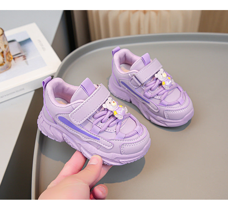 Damen Sneaker Farbenfroh Klettverschluss Sportlich