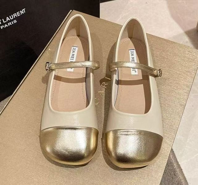 Damen Ballerinas Elegant Glänzend Schuhe für Frauen
