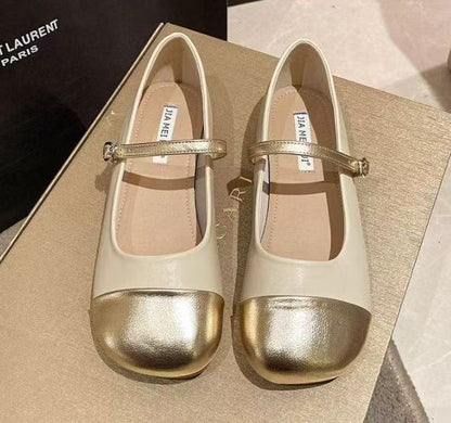 Damen Ballerinas Elegant Glänzend Schuhe für Frauen