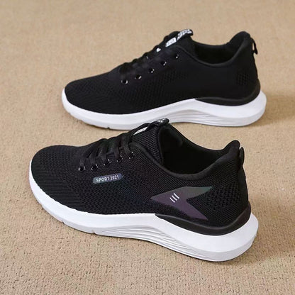 Damen Sneaker Atmungsaktiv Freizeitschuh mit Flexibler Sohle