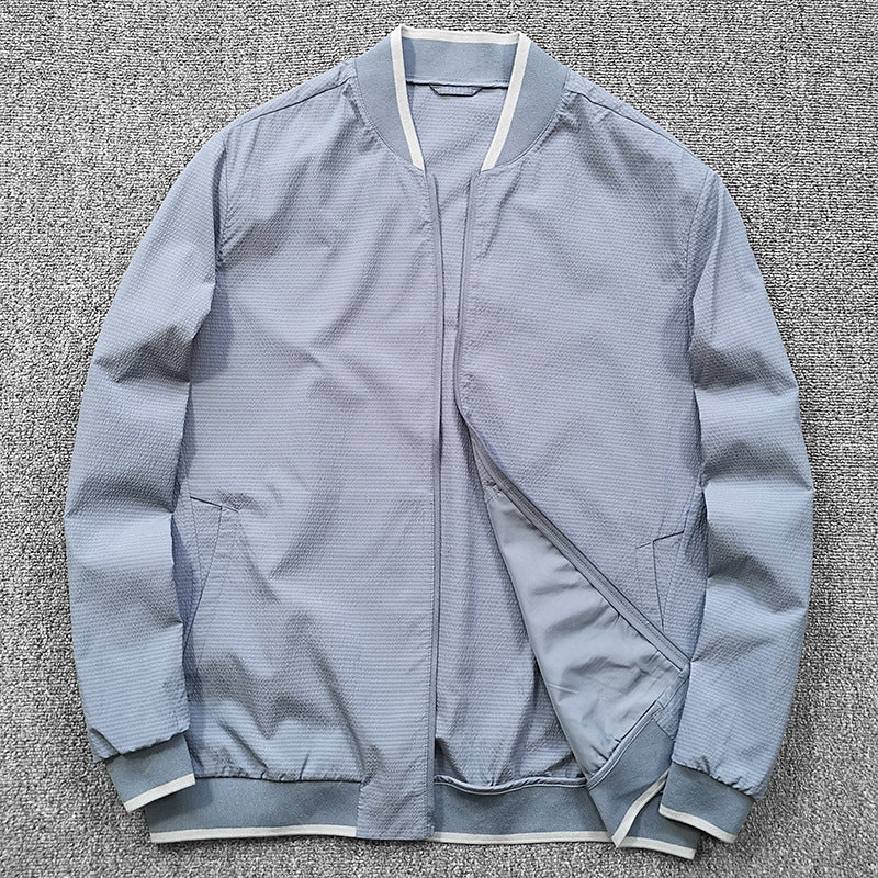 Herren Steppjacke Kontrastkragen Warm Modern Style