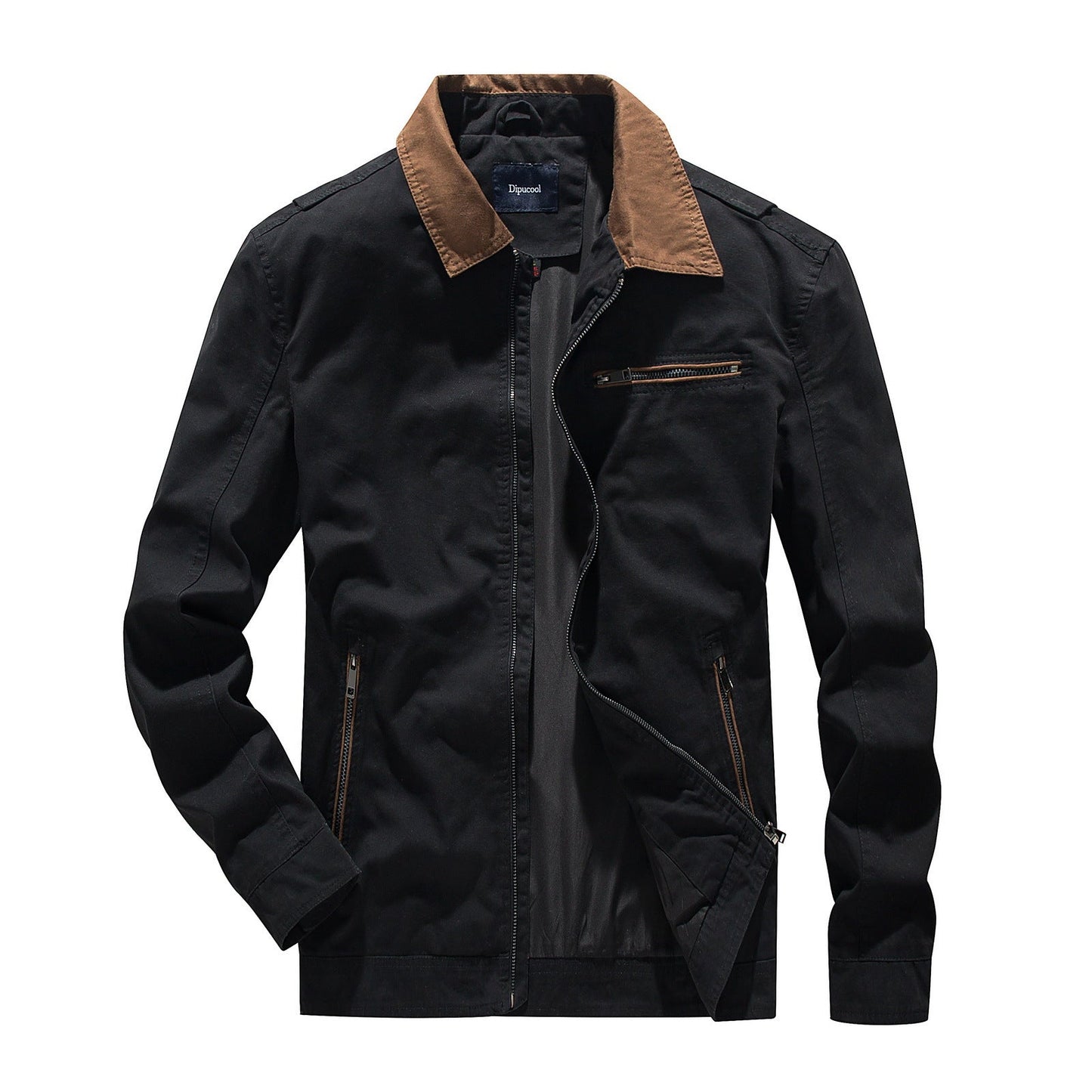 Herren Übergangsjacke Modern mit Auffälligem Kragen