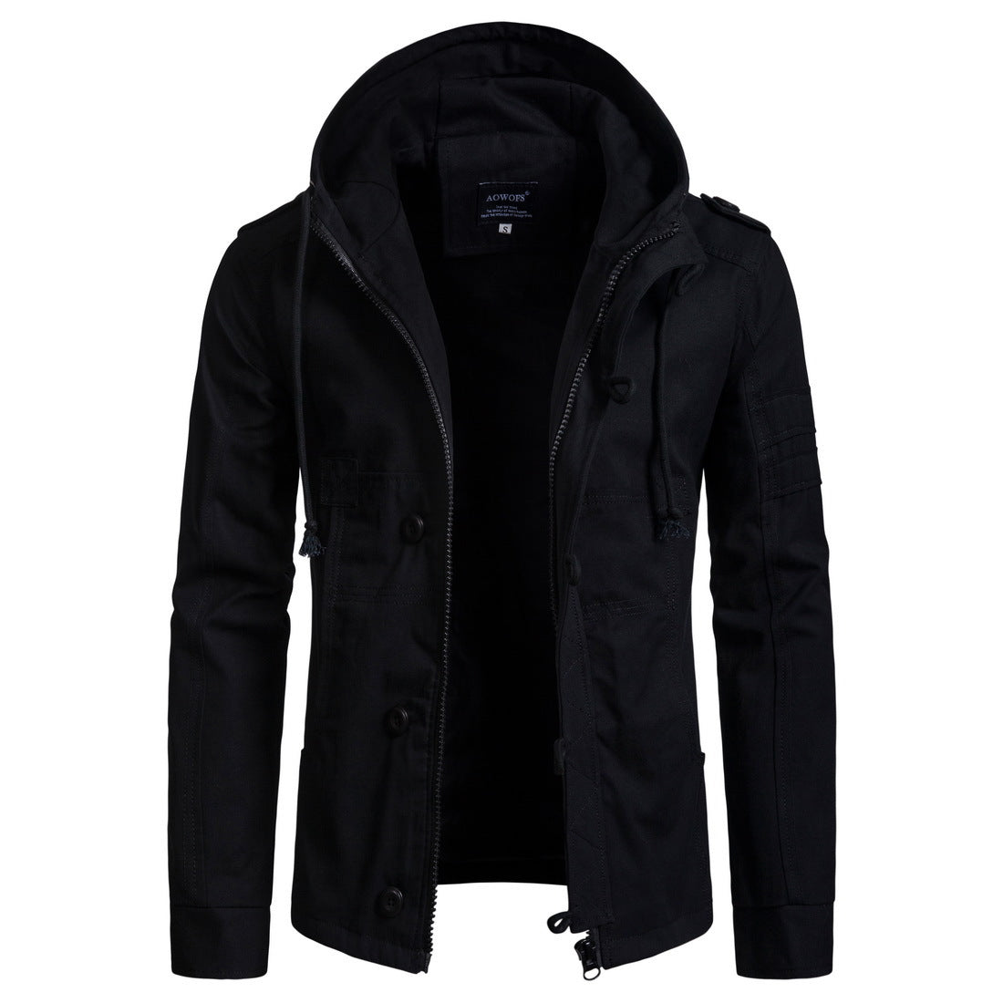 Herren Outdoor-Jacke Warm Wasserfest Mit Taschen