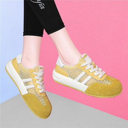 Damen Sneaker Atmungsaktiv Bequem Laufsohle