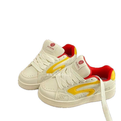 Damen Sneaker Sportlich Bunt Atmungsaktiv