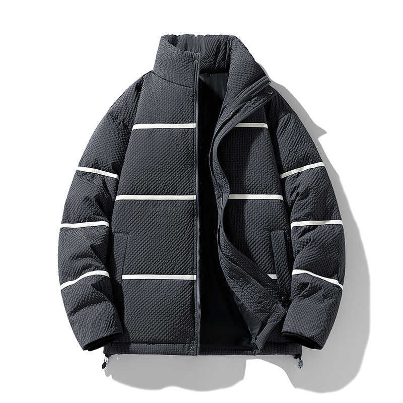 Herren Steppjacke Reflektierend Elegant Winter - BerlinGlamour