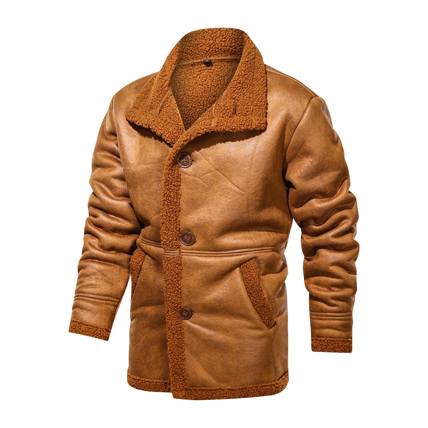 Herren Winterjacke Teddyfutter Warm Modern - BerlinGlamour