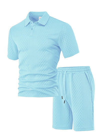 Herren Freizeitanzug Elastisch Modern mit Struktur