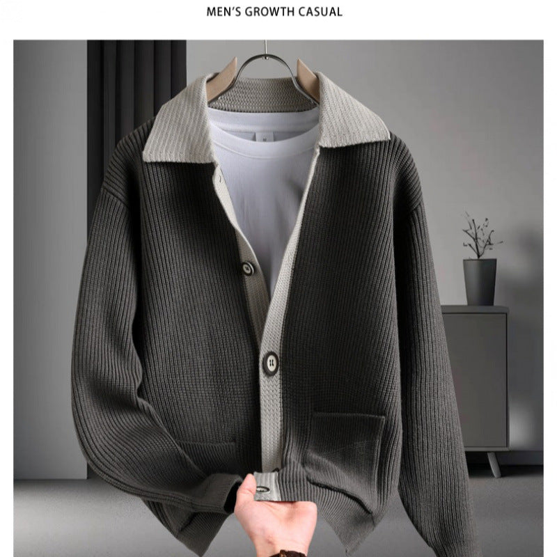 Damen Strickjacke Bequem Schnitt Mit Taschen