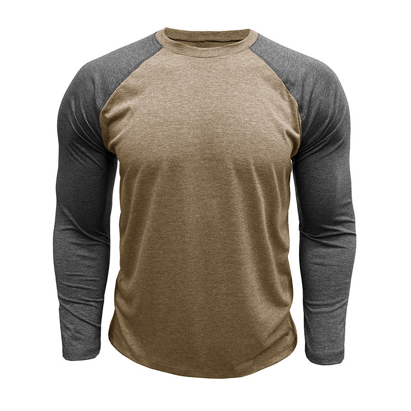 Herren Langarmshirt Modern Raglan Ärmel Slim Fit Berlin
