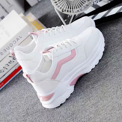 Damen Sneaker Sportlich Trendy Weiß - BerlinGlamour
