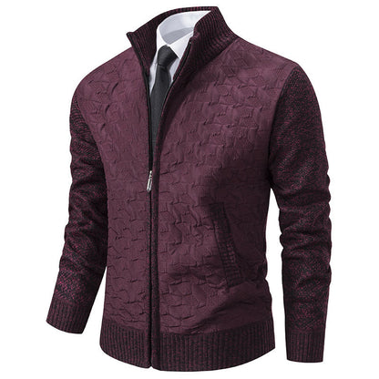 Herren Übergangsjacke Steppweste Hochkragen Warm