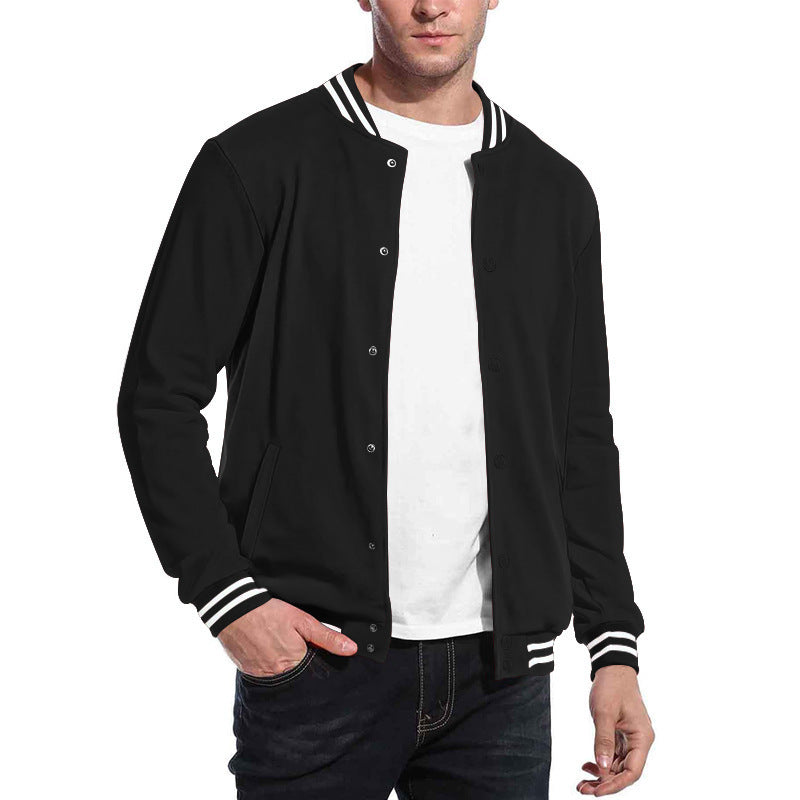 Herren Sweatjacke Sportlich Mit Taschen Modern
