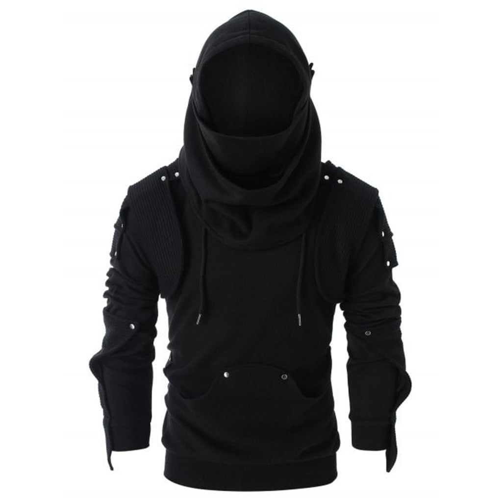 Herren Hoodie Kapuzenpullover Strukturiert Modern