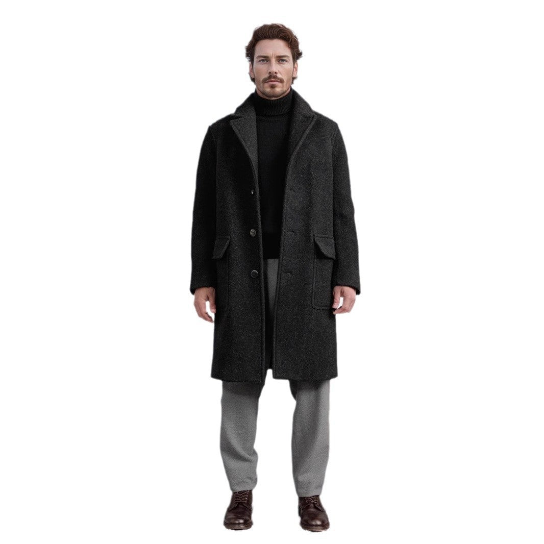 Herren Longcoat Eleganter Zeitloser Mantel Berlin