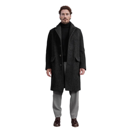 Herren Longcoat Eleganter Zeitloser Mantel Berlin