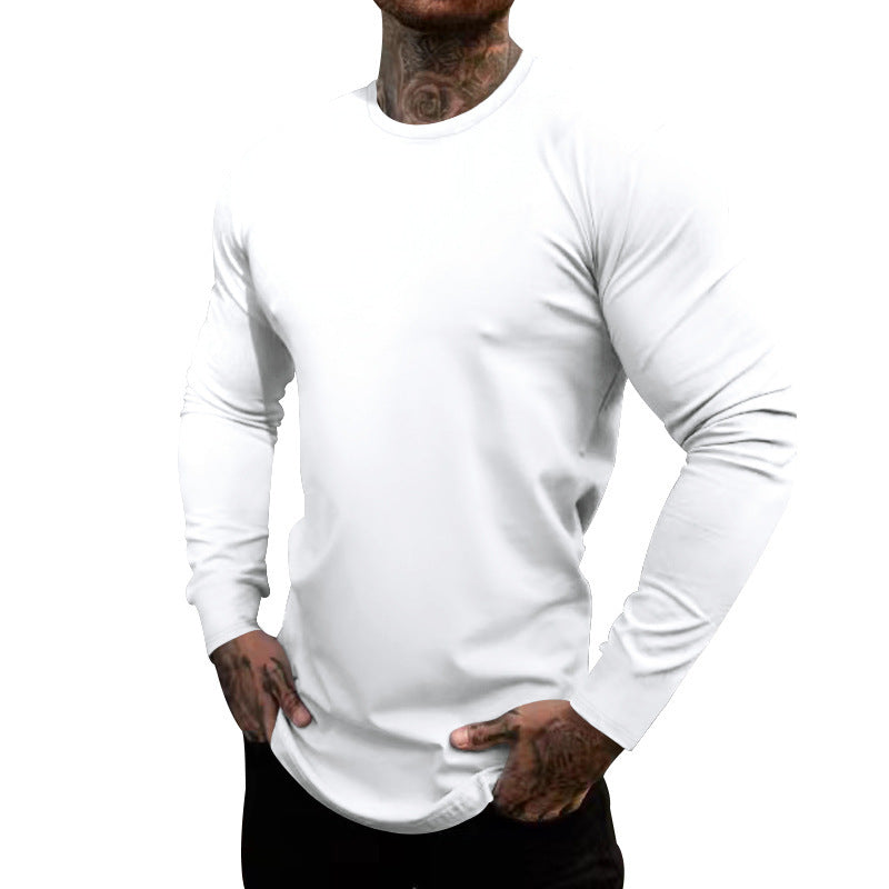 Herren T-Shirt Langarm Elastisch Feuchtigkeitstransportierend