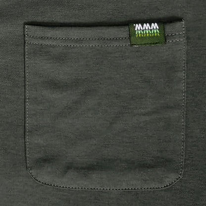 Herren Langarmshirt Modern mit Brusttasche Trends