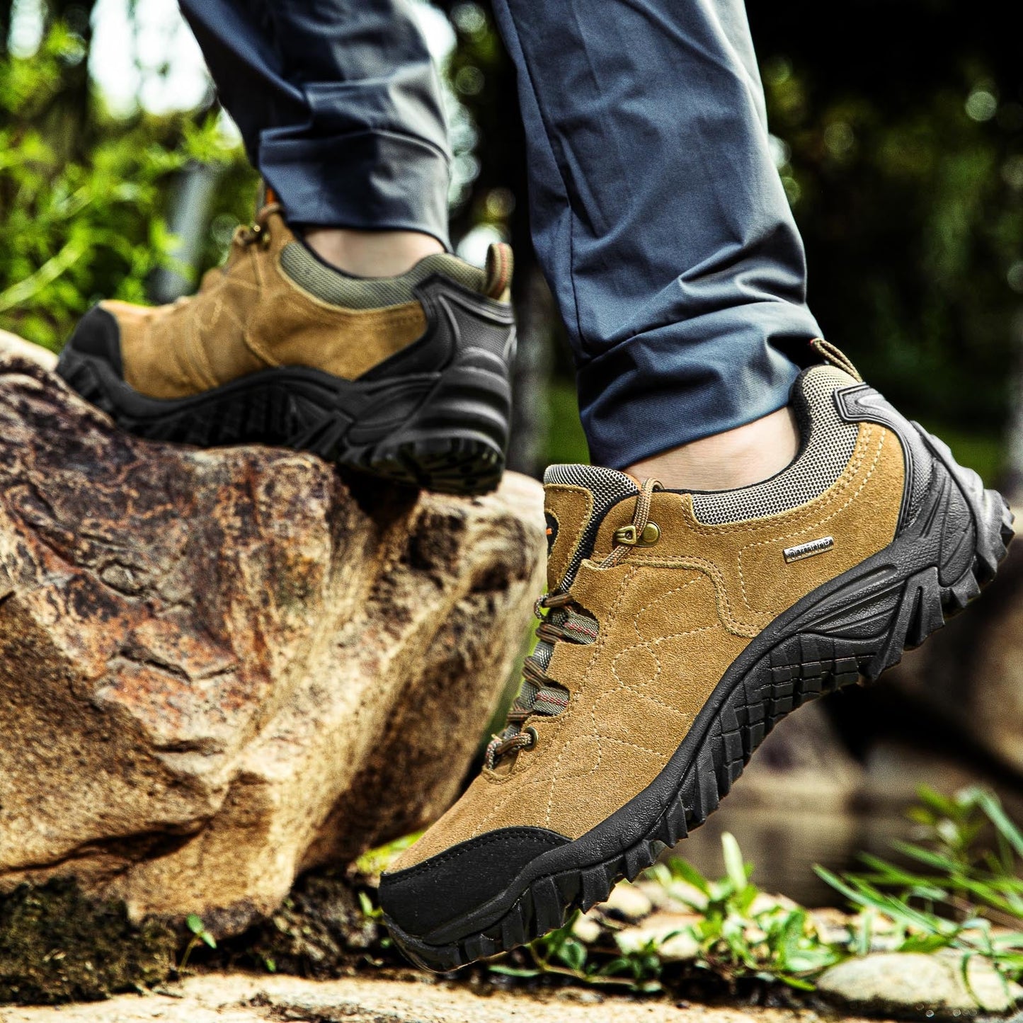 Wanderschuhe Herren Waterproof atmungsaktiv Geländegrip