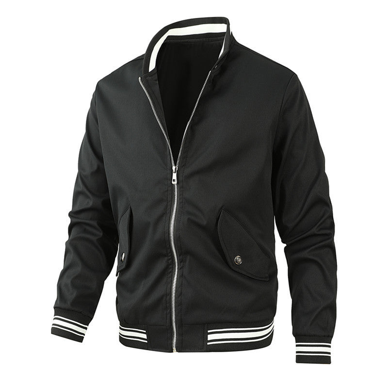 Herren Bomberjacke Sportlich Elastisch College Style - BerlinGlamour