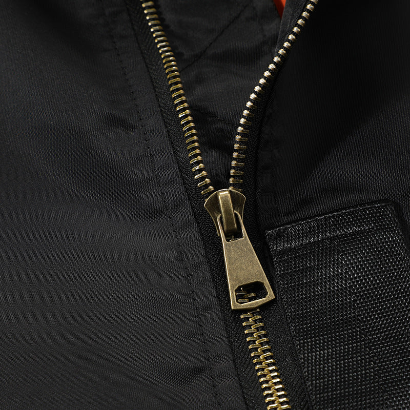 Herren Bomberjacke Funktionell Wasserdicht Mit Taschen