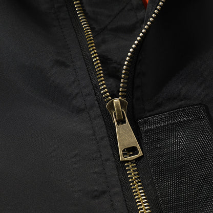 Herren Bomberjacke Funktionell Wasserdicht Mit Taschen