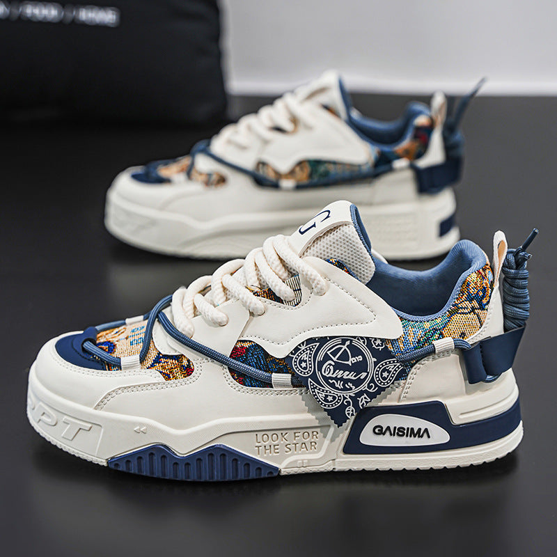 Damen Sneaker Sportlich Chunky atmungsaktiv Weiße - BerlinGlamour