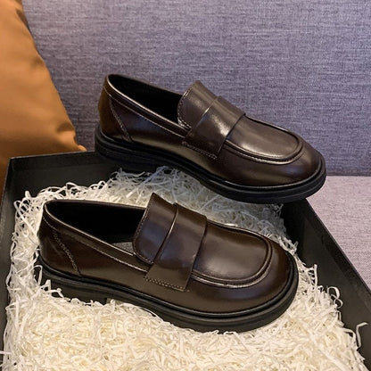 Damen Loafers Breiter Klettverschluss Robust