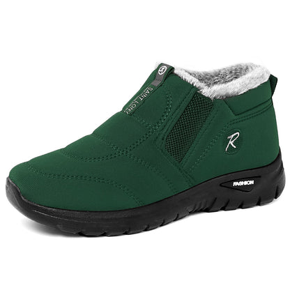 Damen Sneaker Warmfutter Elastisch Bequem Winter