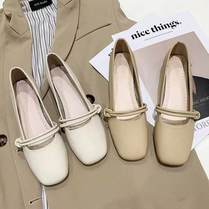 Damen Ballerinas Bequem Elegante Spitze Schnürsenkel