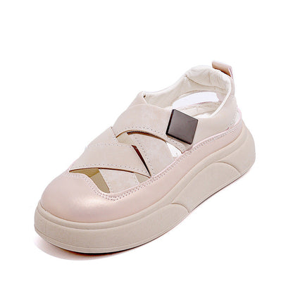 Damen Sneaker Sportschuhe Mit Kreuzband Design
