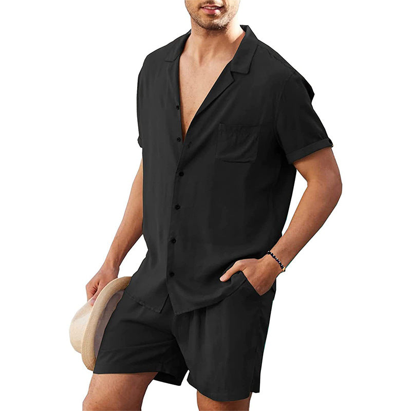 Herren Sport-Set Kurzarm atmungsaktiv mit Shorts Sportlich