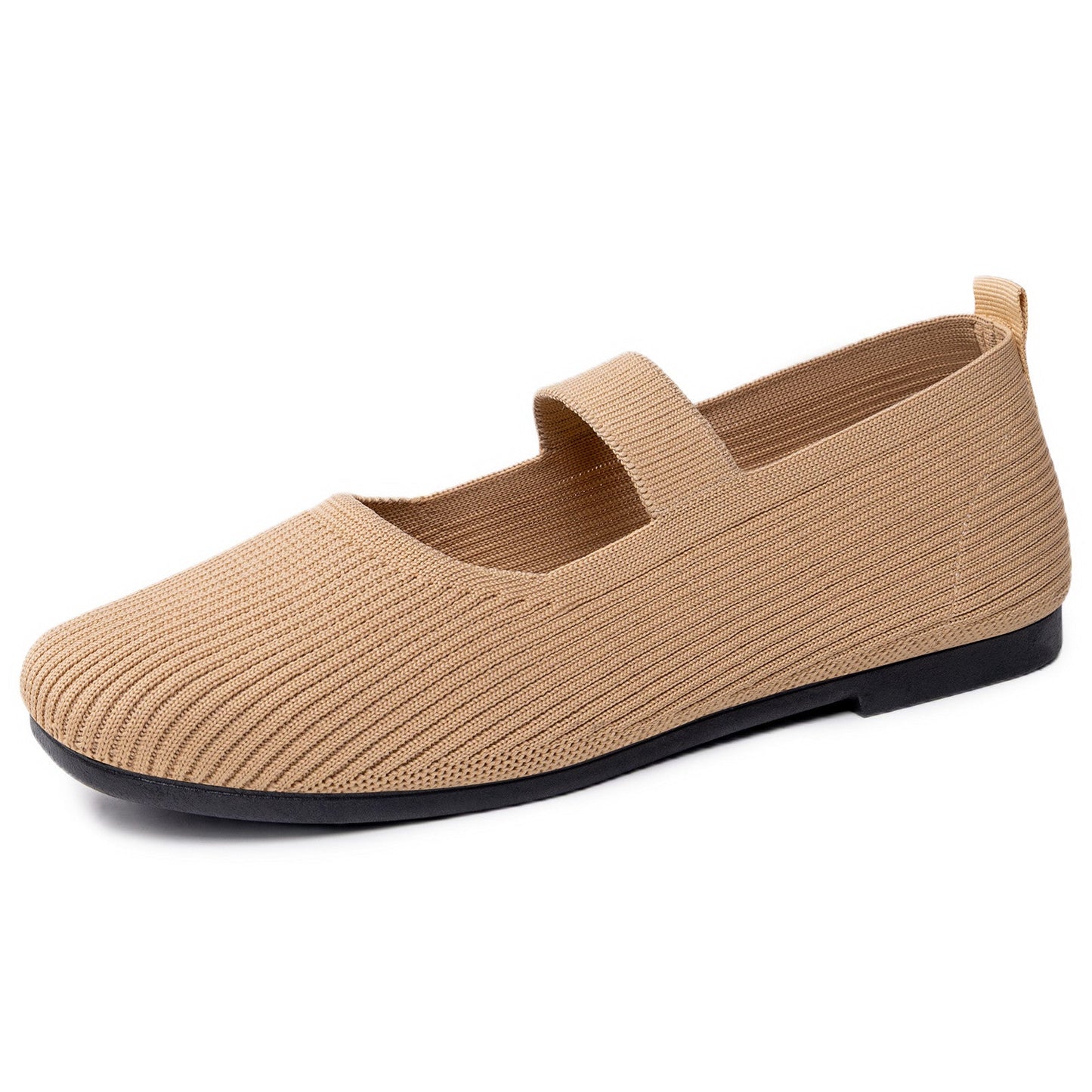 Damen Ballerinas Bequem Flexibel mit Verstellbarem Riemen