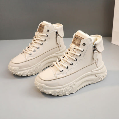Damen Sneaker Hoch Frauen Sportschuh Bequem