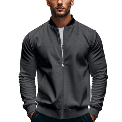Herren Bomberjacke Sportlich Mit Taschen