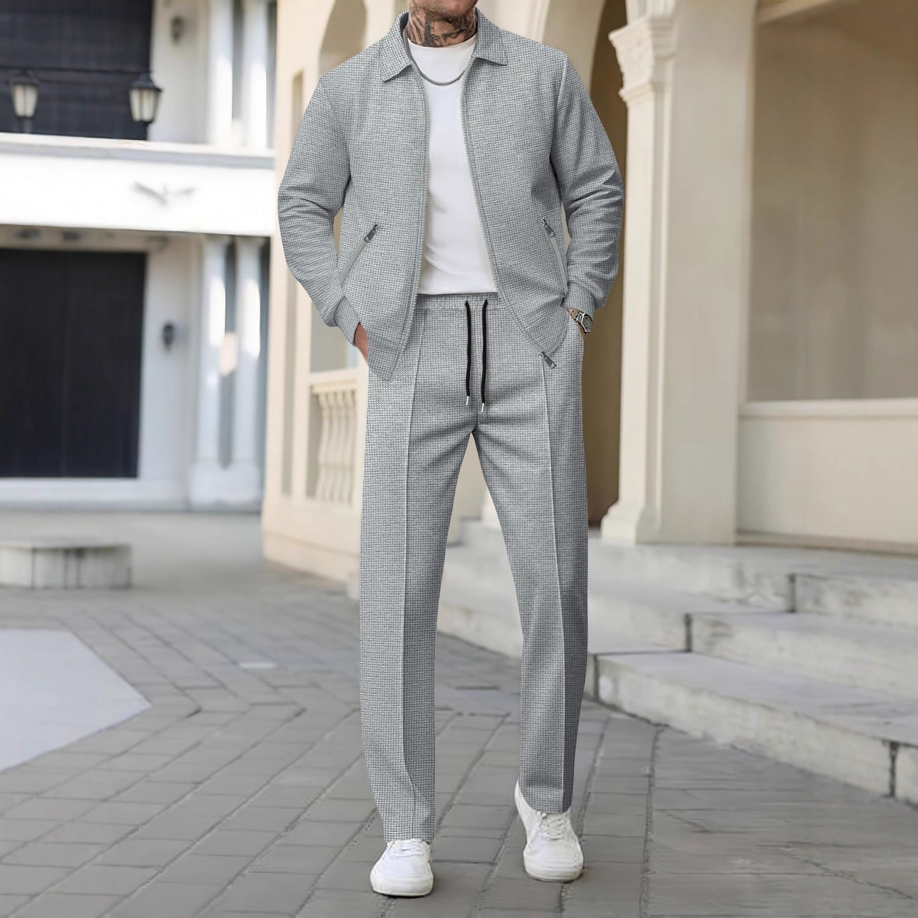 Herren Freizeitanzug Modern Comfort Fit Trendig - BerlinGlamour