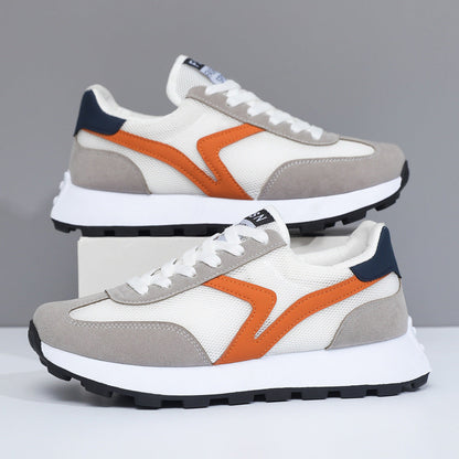 Damen Sneaker Sportlich Atmungsaktiv Netzmaterial