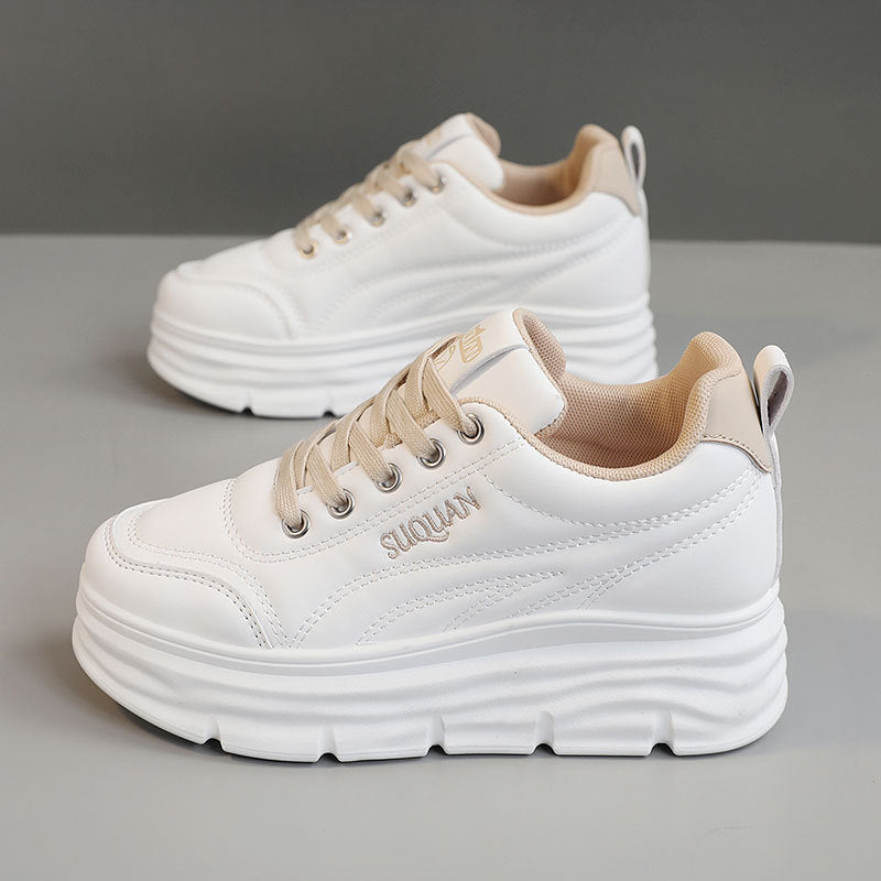 Damen Sneaker Plattform atmungsaktiv mit Schockabsorber