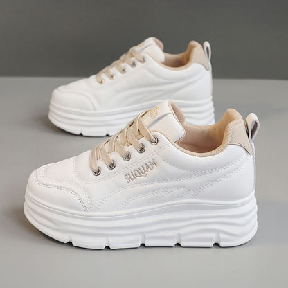 Damen Sneaker Plattform atmungsaktiv mit Schockabsorber