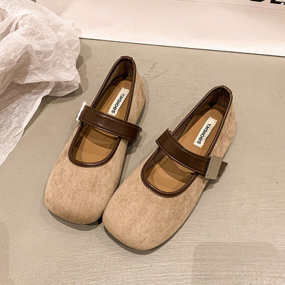 Damen Ballerinas Elegantes Design mit verstellbarem Riemen - BerlinGlamour