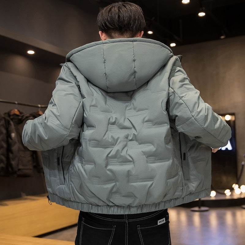 Herren Winterjacke Wasserdicht Isoliert mit Kapuze