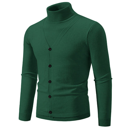 Herren Rollkragenpullover Elegante Kuschelware Modern