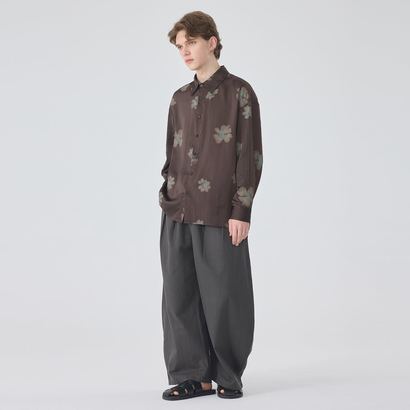 Elegantes Herren Langarmhemd Modern Slimfit