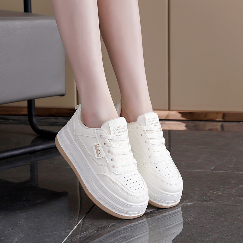 Damen Sneaker Dicksohle Atmungsaktiv Modern