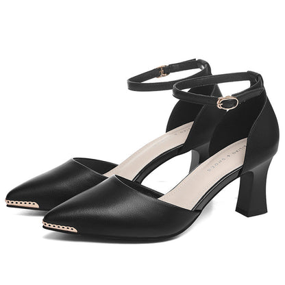 Damen Slingback Pumps Hoch Hacken Modisch Elegant