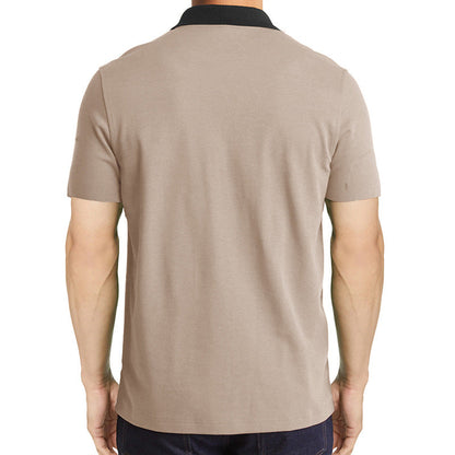 Herren Poloshirt Sportlich Kurzarm mit Strukturkragen Modern