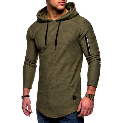 Herren Kapuzenpullover Lässig Mit Reißverschluss Modern