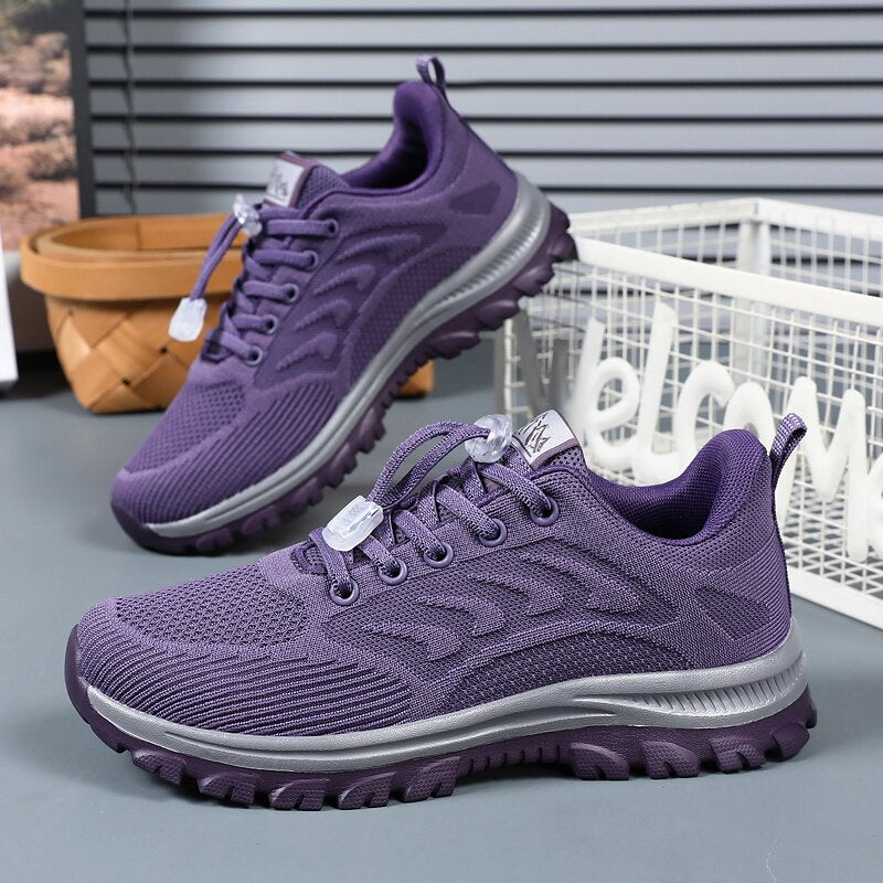 Damen Laufschuhe Sportlich Schnellschnürsystem - BerlinGlamour