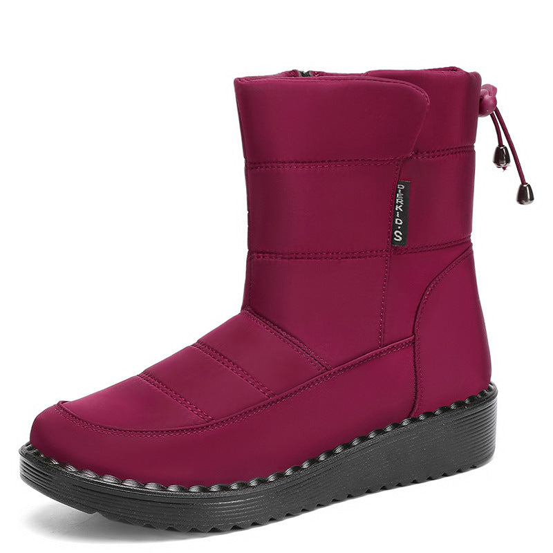 Damen Winterboots Warm Rutschfest Schnee Stiefel