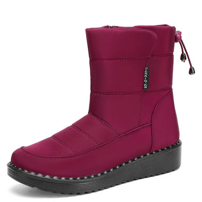 Damen Winterboots Warm Rutschfest Schnee Stiefel